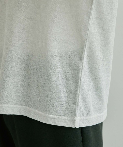 ROPE' PICNIC（ロペピクニック）の「シアーラメインナーカットソー（Tシャツ/カットソー・レディース・オフホワイト/ベージュ・38）」の10枚目の写真