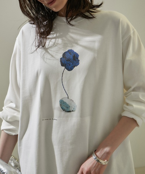SALON adam et rope'（サロン アダム エ ロペ）の「【Yves Klein（イヴ・クライン）】ロングスリーブアートTシャツ（Tシャツ/カットソー・レディース・ホワイト/ホワイト系その他・FREE）」の22枚目の写真