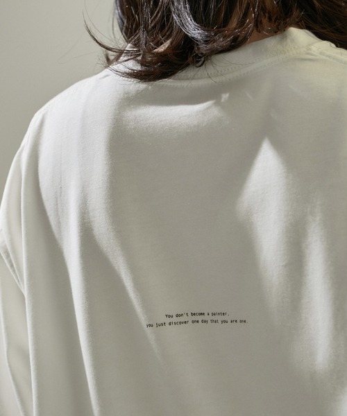SALON adam et rope'（サロン アダム エ ロペ）の「【Yves Klein（イヴ・クライン）】ロングスリーブアートTシャツ（Tシャツ/カットソー・レディース・ホワイト/ホワイト系その他・FREE）」の21枚目の写真