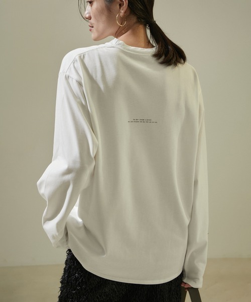 SALON adam et rope'（サロン アダム エ ロペ）の「【Yves Klein（イヴ・クライン）】ロングスリーブアートTシャツ（Tシャツ/カットソー・レディース・ホワイト/ホワイト系その他・FREE）」の16枚目の写真