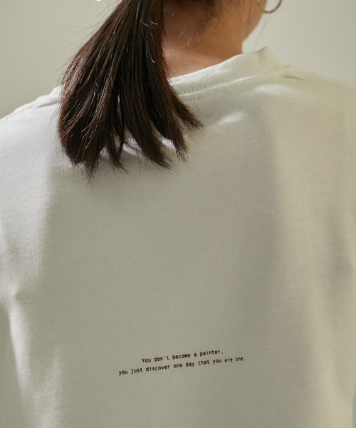 SALON adam et rope'（サロン アダム エ ロペ）の「【Yves Klein（イヴ・クライン）】ロングスリーブアートTシャツ（Tシャツ/カットソー・レディース・ホワイト/ホワイト系その他・FREE）」の15枚目の写真