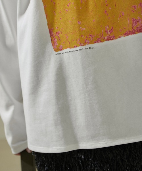 SALON adam et rope'（サロン アダム エ ロペ）の「【Yves Klein（イヴ・クライン）】ロングスリーブアートTシャツ（Tシャツ/カットソー・レディース・ホワイト/ホワイト系その他・FREE）」の14枚目の写真