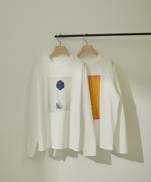 SALON adam et rope'（サロン アダム エ ロペ）の「【Yves Klein（イヴ・クライン）】ロングスリーブアートTシャツ（Tシャツ/カットソー・レディース・ホワイト/ホワイト系その他・FREE）」の13枚目の写真