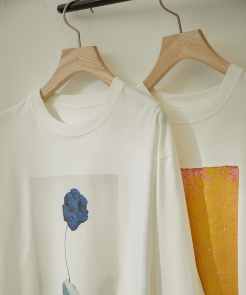 SALON adam et rope'（サロン アダム エ ロペ）の「【Yves Klein（イヴ・クライン）】ロングスリーブアートTシャツ（Tシャツ/カットソー・レディース・ホワイト/ホワイト系その他・FREE）」の12枚目の写真