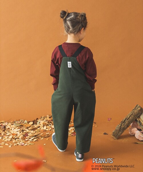 B:MING by BEAMS（ビーミングバイビームス）の「フリース オーバーオール（100~140cm）（サロペット/オーバーオール・キッズ・ブラック/オリーブ・100/140/130/120/110）」の22枚目の写真