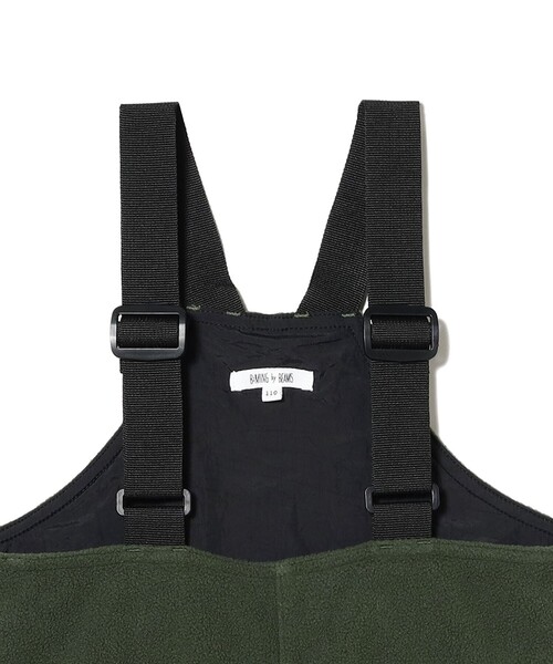 B:MING by BEAMS（ビーミングバイビームス）の「フリース オーバーオール（100~140cm）（サロペット/オーバーオール・キッズ・ブラック/オリーブ・100/140/130/120/110）」の16枚目の写真