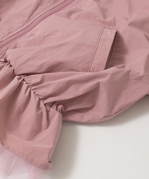 Lycee mine（リセマイン）の「ペプラムシルエットボリュームウィンドブレーカー（ブルゾン・キッズ・ブラック/ミント/ピンク/アイボリー・150cm/140cm/130cm/120cm/100cm/110cm）」の20枚目の写真