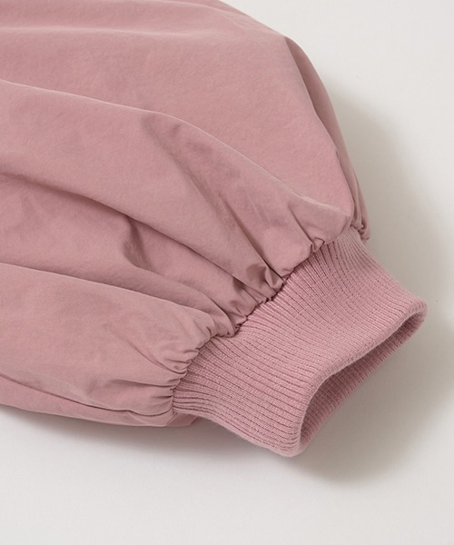 Lycee mine（リセマイン）の「ペプラムシルエットボリュームウィンドブレーカー（ブルゾン・キッズ・ブラック/ミント/ピンク/アイボリー・150cm/140cm/130cm/120cm/100cm/110cm）」の21枚目の写真