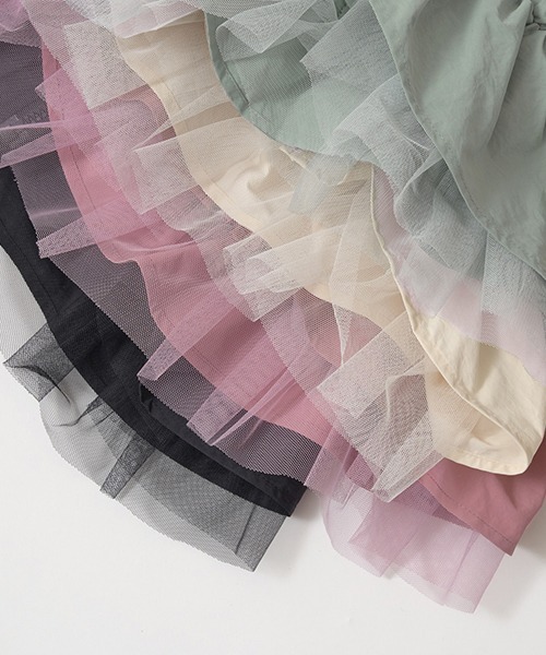 Lycee mine（リセマイン）の「ペプラムシルエットボリュームウィンドブレーカー（ブルゾン・キッズ・ブラック/ミント/ピンク/アイボリー・150cm/140cm/130cm/120cm/100cm/110cm）」の16枚目の写真