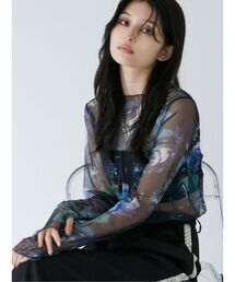 ペイントチュールトップス【WEB限定】