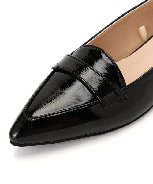 NATURAL BEAUTY BASIC（ナチュラルビューティーベーシック）の「◇ 【美人百花掲載】【Oggi掲載】ポインテッドローファーカッター（ローファー・レディース・シルバー/ブラック/ダークネイビー・LARGE/MEDIUM/SMALL）」の7枚目の写真