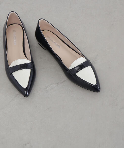 NATURAL BEAUTY BASIC（ナチュラルビューティーベーシック）の「◇ 【美人百花掲載】【Oggi掲載】ポインテッドローファーカッター（ローファー・レディース・シルバー/ブラック/ダークネイビー・LARGE/MEDIUM/SMALL）」の10枚目の写真