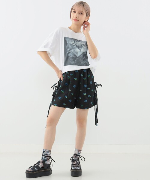 tシャツ 「UNISEX」清水奈緒 / デコフォト フェイスTシャツ レディース メンズ セール】〈UNISEX〉清水奈緒 / デコフォト フェイスTシャツ（T