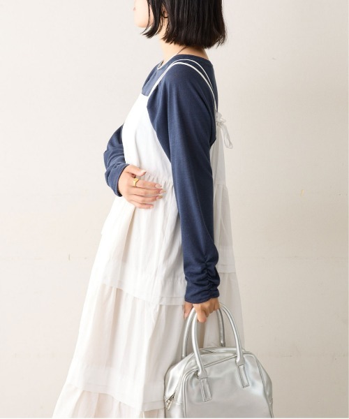 CIAOPANIC TYPY（チャオパニックティピー）の「【WEB限定】ランダムタック2WAYティアードキャミワンピース（ワンピース・レディース・ブラック/ホワイト/ブラウン・ONE SIZE）」の17枚目の写真