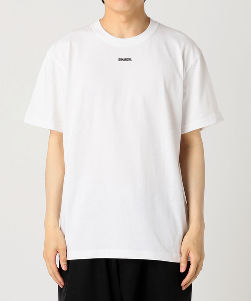 SKIN（スキン）の「skin × Ana Popescu / DIMANCHE プリントTシャツ（Tシャツ/カットソー・メンズ・ホワイト/チャコールグレー・MEDIUM/LARGE）」の8枚目の写真