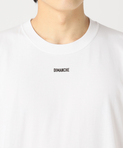 SKIN（スキン）の「skin × Ana Popescu / DIMANCHE プリントTシャツ（Tシャツ/カットソー・メンズ・ホワイト/チャコールグレー・MEDIUM/LARGE）」の3枚目の写真