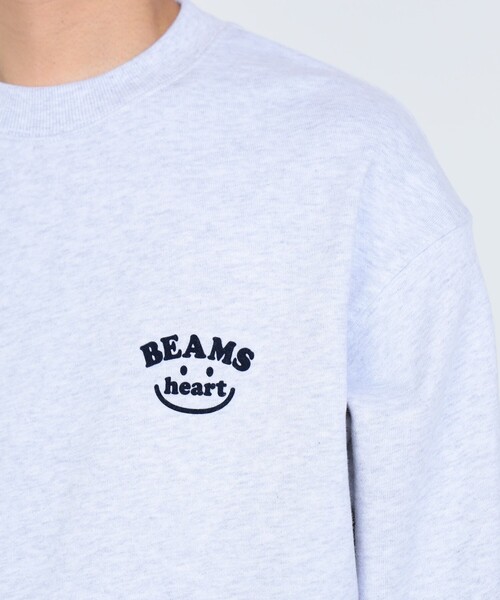 BEAMS HEART(ビームスハート)の「【ユニセックス】スマイルロゴ クルー スウェット(スウェット・メンズ・ライトグレー/ネイビー・S/M/L/XL)」の9枚目の写真