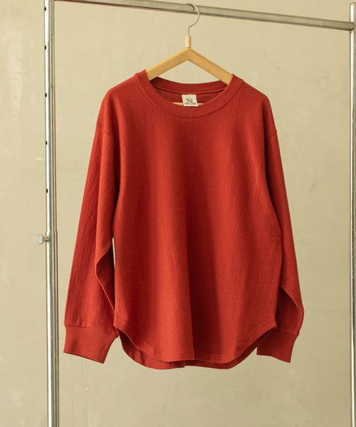 RNA-N(アールエヌエーエヌ)の「M2280 ジャガードインレイプルオーバー(Tシャツ/カットソー・レディース・ブラック/レッド/キナリ・MEDIUM)」の15枚目の写真