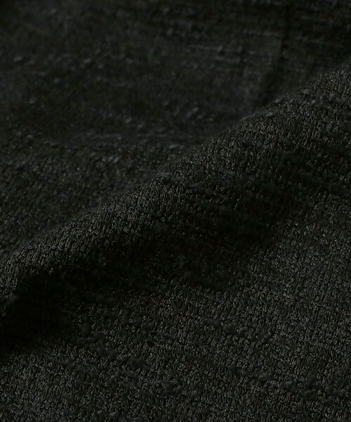 EFFE BEAMS（エッフェビームス）の「M・fil / ツイード コンフォート イージー パンツ（スラックス・レディース・ブラック・36/38）」の4枚目の写真