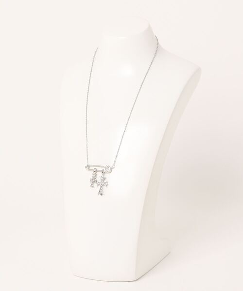 ARCHIVER（アーカイバ）の「【Bz】ダブルクロス安全ピンモチーフネックレス（MA）（ネックレス・レディース・シルバー・FREE）」の11枚目の写真