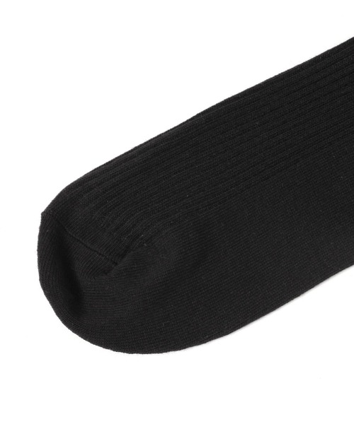 BAYFLOW(ベイフロー)の「カラー切り替えリブソックス(ソックス/靴下・レディース・ブラック/ベージュ/グレー/オフホワイト・FREE)」の7枚目の写真