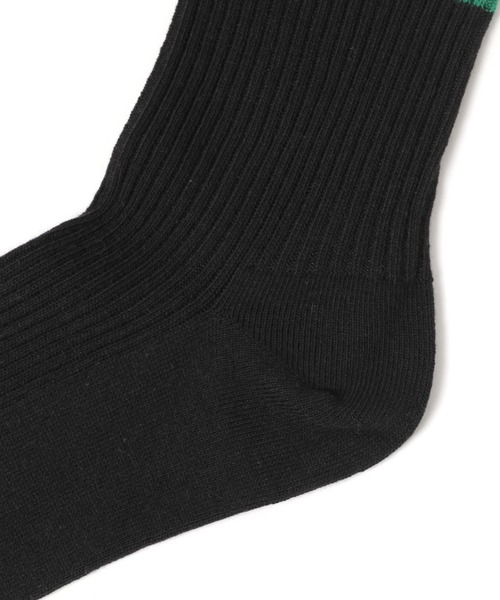 BAYFLOW(ベイフロー)の「カラー切り替えリブソックス(ソックス/靴下・レディース・ブラック/ベージュ/グレー/オフホワイト・FREE)」の6枚目の写真
