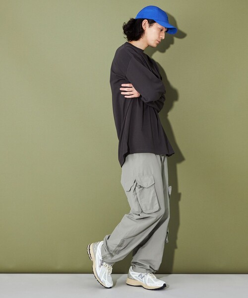 CITEN（シテン）の「＜CITEN＞マルチポケット フライトパンツ（カーゴパンツ・メンズ・グレー/ブラック・L/M）」の5枚目の写真