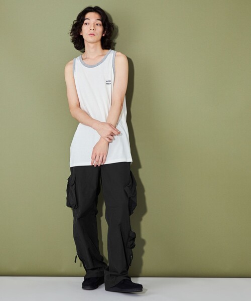 CITEN（シテン）の「＜CITEN＞マルチポケット フライトパンツ（カーゴパンツ・メンズ・グレー/ブラック・L/M）」の8枚目の写真