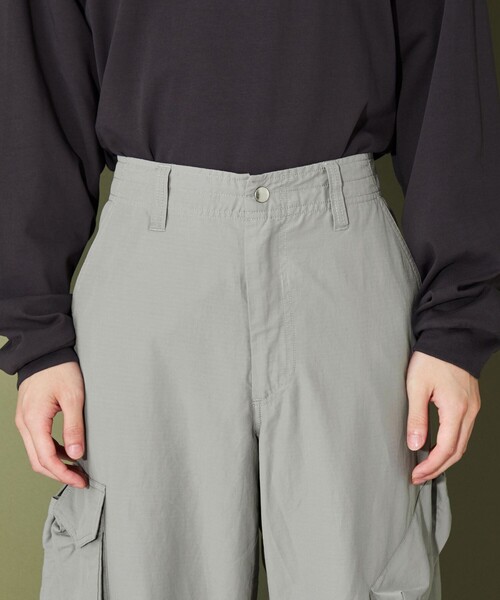 CITEN（シテン）の「＜CITEN＞マルチポケット フライトパンツ（カーゴパンツ・メンズ・グレー/ブラック・L/M）」の12枚目の写真