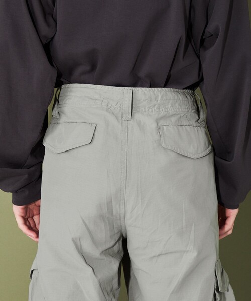 CITEN（シテン）の「＜CITEN＞マルチポケット フライトパンツ（カーゴパンツ・メンズ・グレー/ブラック・L/M）」の13枚目の写真