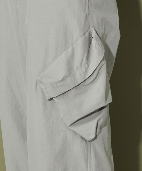 CITEN（シテン）の「＜CITEN＞マルチポケット フライトパンツ（カーゴパンツ・メンズ・グレー/ブラック・L/M）」の15枚目の写真