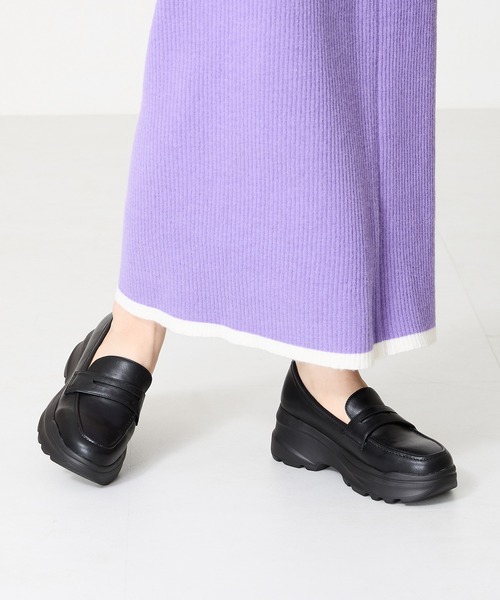 ORiental TRaffic（オリエンタルトラフィック）の「スニーカーソールローファー 41316（ローファー・レディース・ブラック/シルバー/パープル・35/36/37/34/40/38/39/41/42）」の10枚目の写真