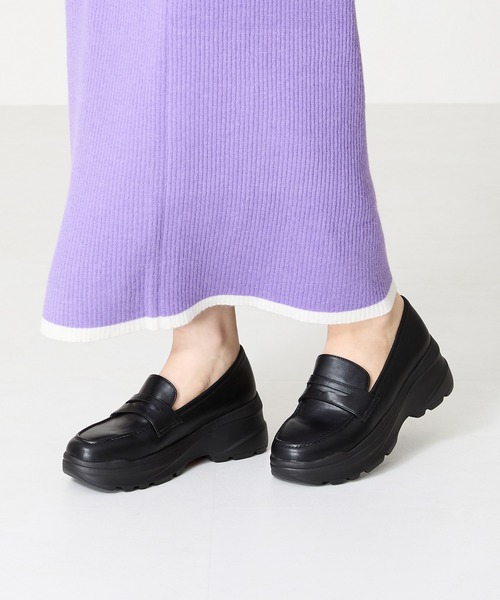 ORiental TRaffic（オリエンタルトラフィック）の「スニーカーソールローファー 41316（ローファー・レディース・ブラック/シルバー/パープル・35/36/37/34/40/38/39/41/42）」の11枚目の写真