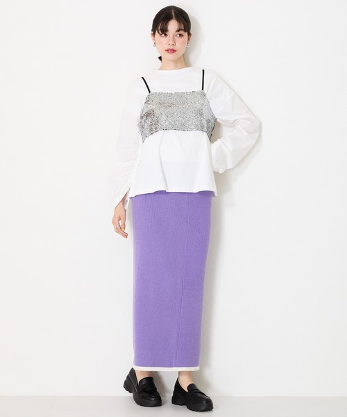 ORiental TRaffic（オリエンタルトラフィック）の「スニーカーソールローファー 41316（ローファー・レディース・ブラック/シルバー/パープル・35/36/37/34/40/38/39/41/42）」の14枚目の写真