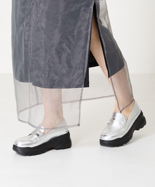 ORiental TRaffic（オリエンタルトラフィック）の「スニーカーソールローファー 41316（ローファー・レディース・ブラック/シルバー/パープル・35/36/37/34/40/38/39/41/42）」の17枚目の写真