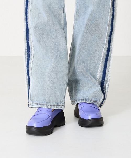 ORiental TRaffic（オリエンタルトラフィック）の「スニーカーソールローファー 41316（ローファー・レディース・ブラック/シルバー/パープル・35/36/37/34/40/38/39/41/42）」の22枚目の写真