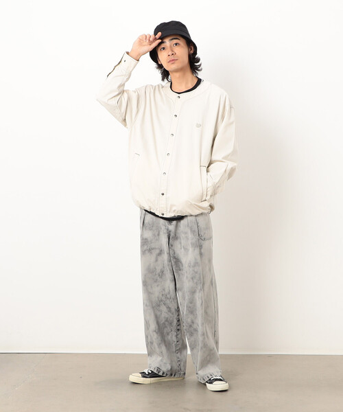 Purple&Yellow(パープルアンドイエロー)の「ノーカラーシャツ(その他アウター・メンズ・ワンウォッシュ/アイボリー・SMALL/MEDIUM/LARGE)」の3枚目の写真