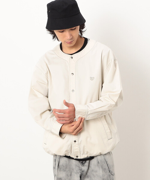 Purple&Yellow(パープルアンドイエロー)の「ノーカラーシャツ(その他アウター・メンズ・ワンウォッシュ/アイボリー・SMALL/MEDIUM/LARGE)」の4枚目の写真