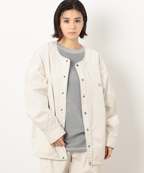 Purple&Yellow(パープルアンドイエロー)の「ノーカラーシャツ(その他アウター・メンズ・ワンウォッシュ/アイボリー・SMALL/MEDIUM/LARGE)」の9枚目の写真