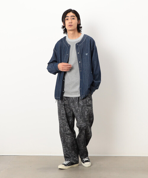 Purple&Yellow(パープルアンドイエロー)の「ノーカラーシャツ(その他アウター・メンズ・ワンウォッシュ/アイボリー・SMALL/MEDIUM/LARGE)」の11枚目の写真