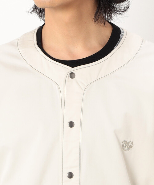 Purple&Yellow(パープルアンドイエロー)の「ノーカラーシャツ(その他アウター・メンズ・ワンウォッシュ/アイボリー・SMALL/MEDIUM/LARGE)」の19枚目の写真