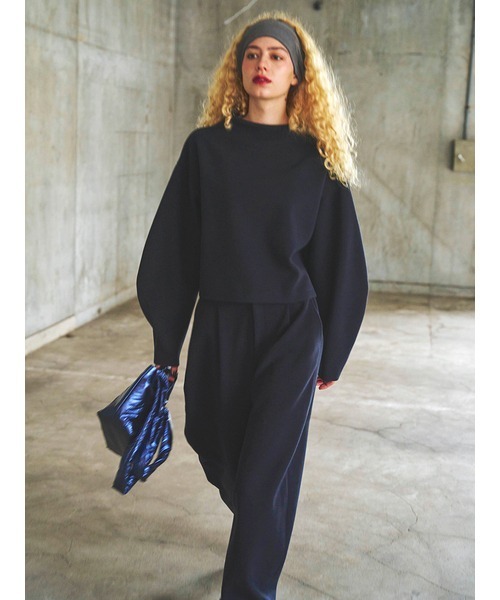 null.（ヌル）の「ジャージーメルトンコクーンパンツ（その他パンツ  