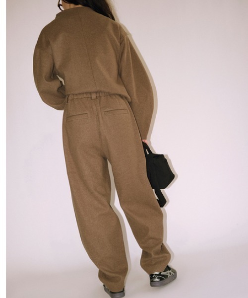 null.（ヌル）の「ジャージーメルトンコクーンパンツ（その他パンツ  