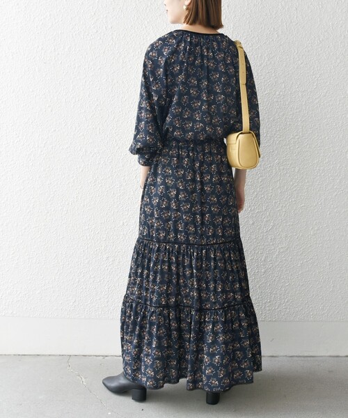 セール】SHIPS any:〈手洗い可能〉リーフ プリント ハシゴレース  