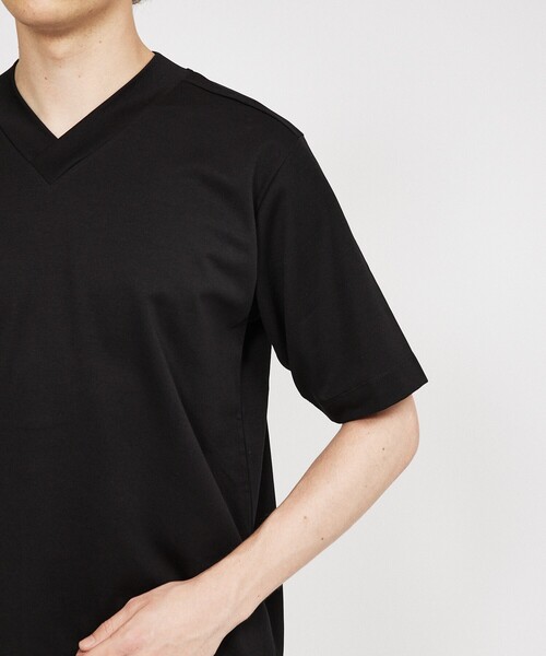 DESIGNWORKS(デザインワークス)の「【定番人気】超度詰微起毛スムース Vネック 半袖Tシャツ(Tシャツ/カットソー・メンズ・ブラック/ホワイト・44/48/50/46/52)」の12枚目の写真