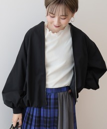 ボリュームスリーブギャザーブルゾン