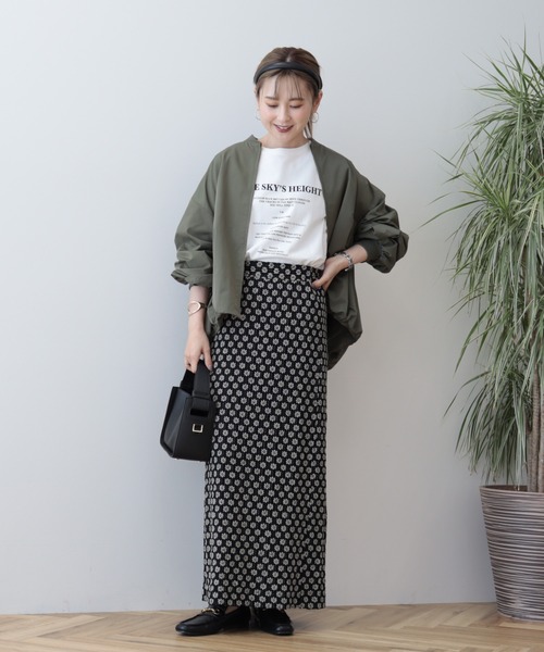 AMERICAN HOLIC（アメリカンホリック）の「ボリュームスリーブギャザーブルゾン（ブルゾン・レディース・ブラック/カーキ・M/L）」の13枚目の写真