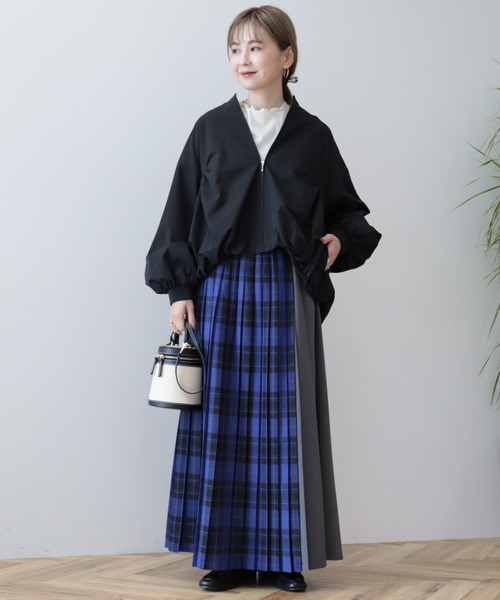 AMERICAN HOLIC（アメリカンホリック）の「ボリュームスリーブギャザーブルゾン（ブルゾン・レディース・ブラック/カーキ・M/L）」の20枚目の写真