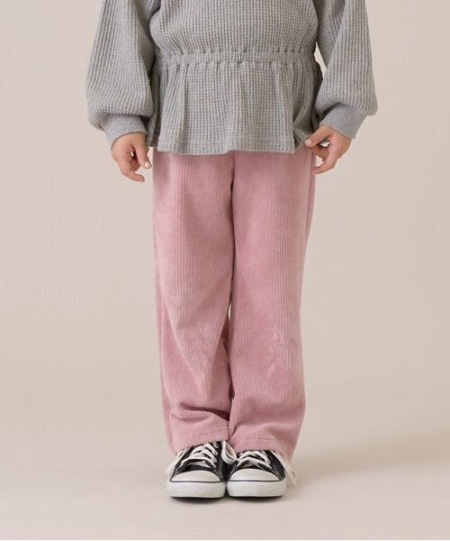 Lycee mine(リセマイン)の「やみつきになる履き心地ニットコールパンツ(その他パンツ・キッズ・ベージュ/ラベンダー/ブラック/ベビーピンク/アイボリー/サックスブルー・120cm/110cm/100cm/150cm/130cm/140cm)」の6枚目の写真
