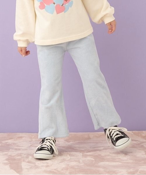 Lycee mine(リセマイン)の「やみつきになる履き心地ニットコールパンツ(その他パンツ・キッズ・ベージュ/ラベンダー/ブラック/ベビーピンク/アイボリー/サックスブルー・120cm/110cm/100cm/150cm/130cm/140cm)」の4枚目の写真